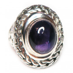 Кольцо с аметистом 041-amr