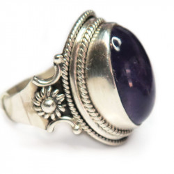 Кольцо с аметистом 072-amr
