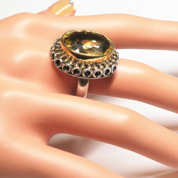 Кольцо с цитрином 1267-er