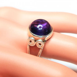 Кольцо с аметистом 163-amr Кольцо с аметистом 163-amr