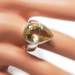 Кольцо с цитрином 1694-er