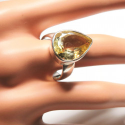 Кольцо с цитрином 1694-er