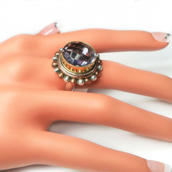 Кольцо с аметистом 179-amr