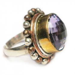 Кольцо с аметистом 179-amr