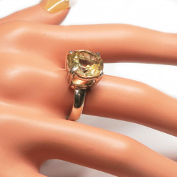 Кольцо с цитрином 444-er