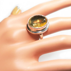 Кольцо с цитрином 515-er