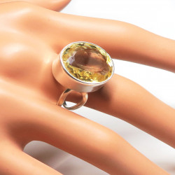 Кольцо с цитрином 684-er