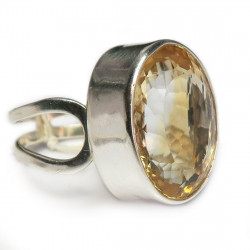 Кольцо с цитрином 684-er