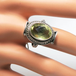 Кольцо с лимонным цитрином 926-er
