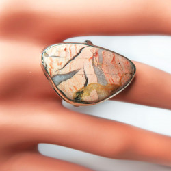 Кольцо с яшмой 022-yhr