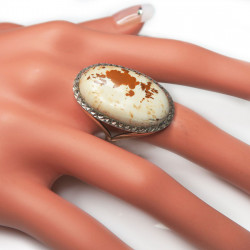 Кольцо с яшмой 087-yhr