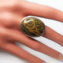 Кольцо с яшмой 111-yhr