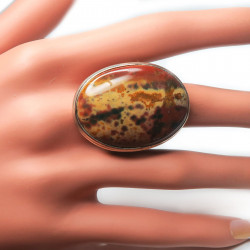 Кольцо с яшмой 127-yhr