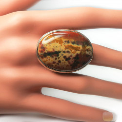 Кольцо с яшмой 127-yhr