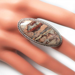 Кольцо с яшмой 128-yhr