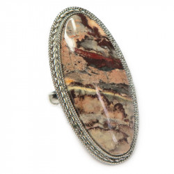 Кольцо с яшмой 128-yhr