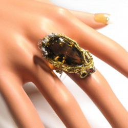 Кольцо с цитрином 1306-er