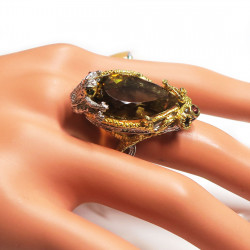 Кольцо с цитрином 1306-er