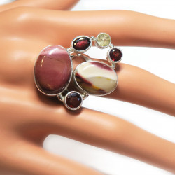 Кольцо с яшмой 133-yhr