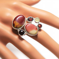 Кольцо с яшмой 134-yhr