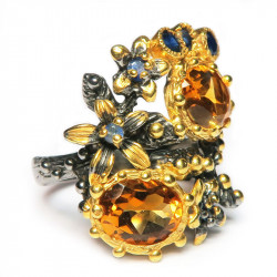 Кольцо с цитрином 1412-er