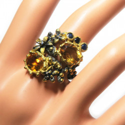 Кольцо с цитрином 1412-er