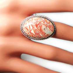 Кольцо с яшмой 155-yhr