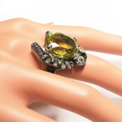 Кольцо с лимонным цитрином 1583-er