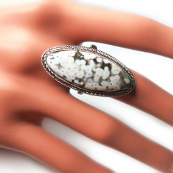 Кольцо с яшмой 166-yhr