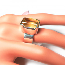 Кольцо с цитрином 1691-er