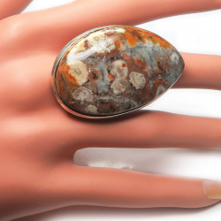 Кольцо с яшмой 190-yhr