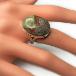 Кольцо с яшмой 233-yhr