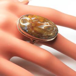 Кольцо с яшмой 250-yhr