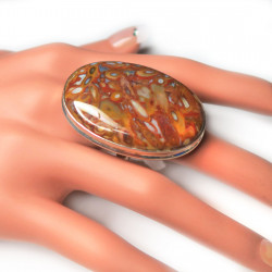 Кольцо с яшмой 251-yhr