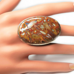 Кольцо с яшмой 251-yhr