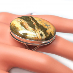 Кольцо с яшмой 252-yhr