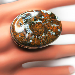 Кольцо с яшмой 255-yhr