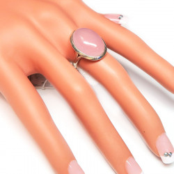 Комплект с розовым кварцем 330-nk