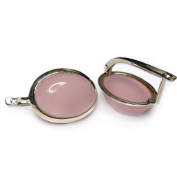 Комплект с розовым кварцем 330-nk