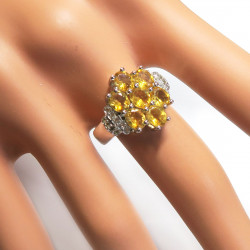 Кольцо с цитрином 457-er