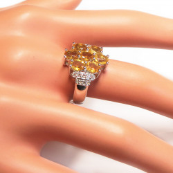 Кольцо с цитрином 457-er