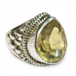 Кольцо с лимонным цитрином 822-er