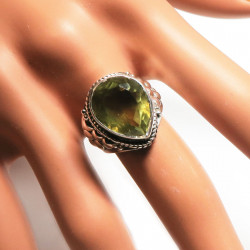 Кольцо с лимонным цитрином 822-er