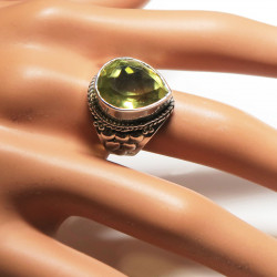 Кольцо с лимонным цитрином 822-er