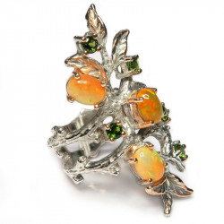 Кольцо с натуральным опалом 1062-er Кольцо с натуральным опалом 1062-er