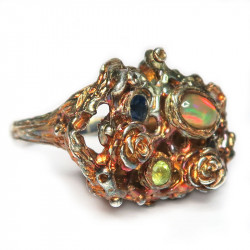 Кольцо с натуральным опалом 1070-er Кольцо с натуральным опалом 1070-er