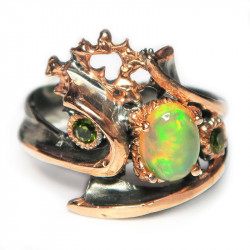 Кольцо с натуральным опалом 1073-er Кольцо с натуральным опалом 1073-er