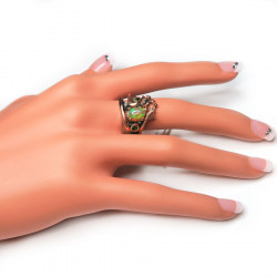 Кольцо с натуральным опалом 1073-er Кольцо с натуральным опалом 1073-er