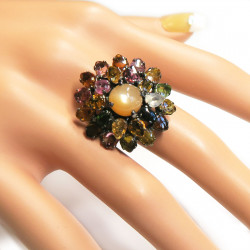 Комплект с олигоклазом и турмалином 1136-ekm Комплект с олигоклазом и турмалином 1136-ekm