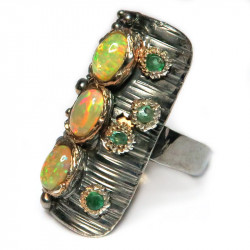 Кольцо с опалом 1142-er